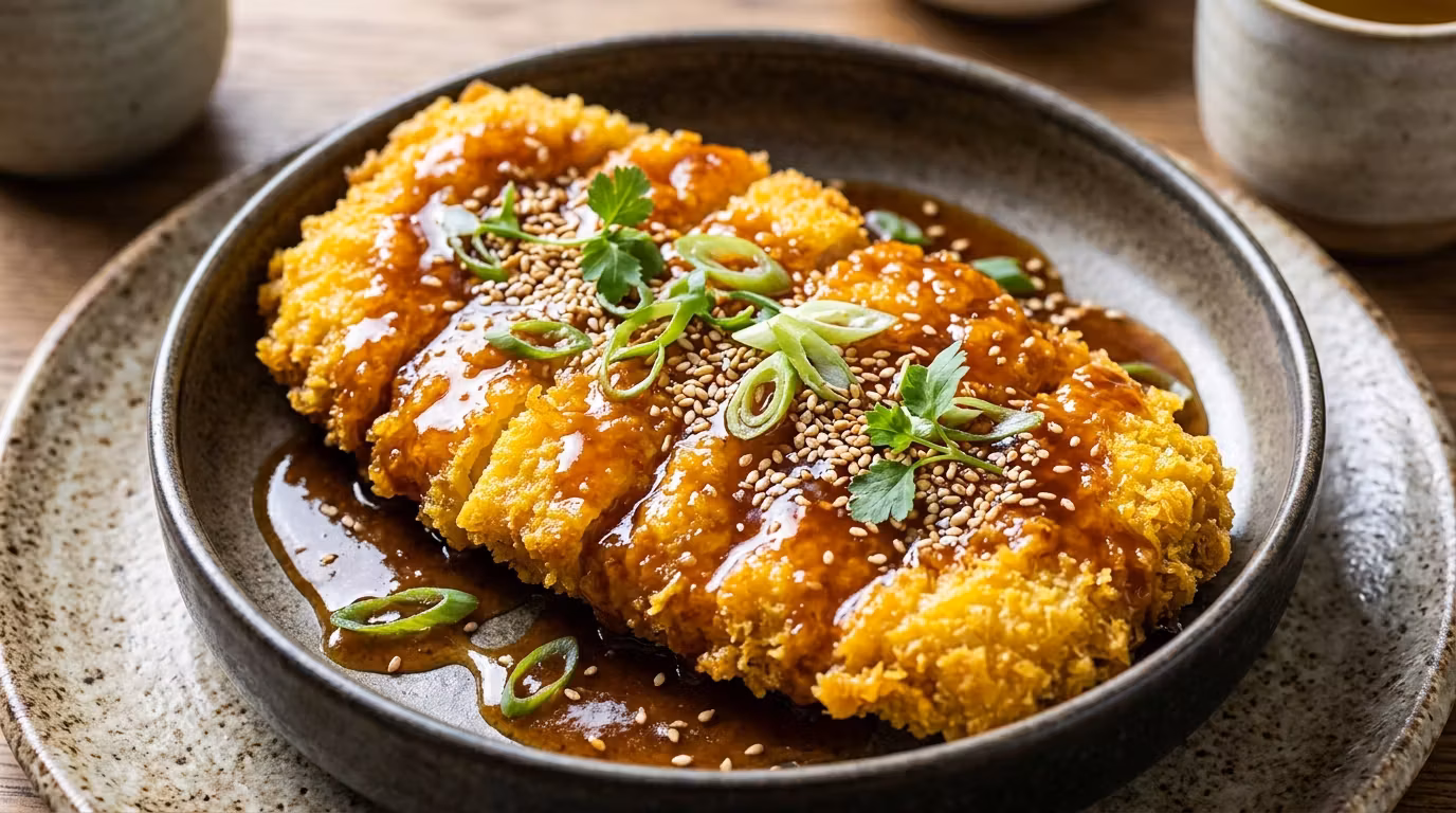 Friteerattu Teriyaki