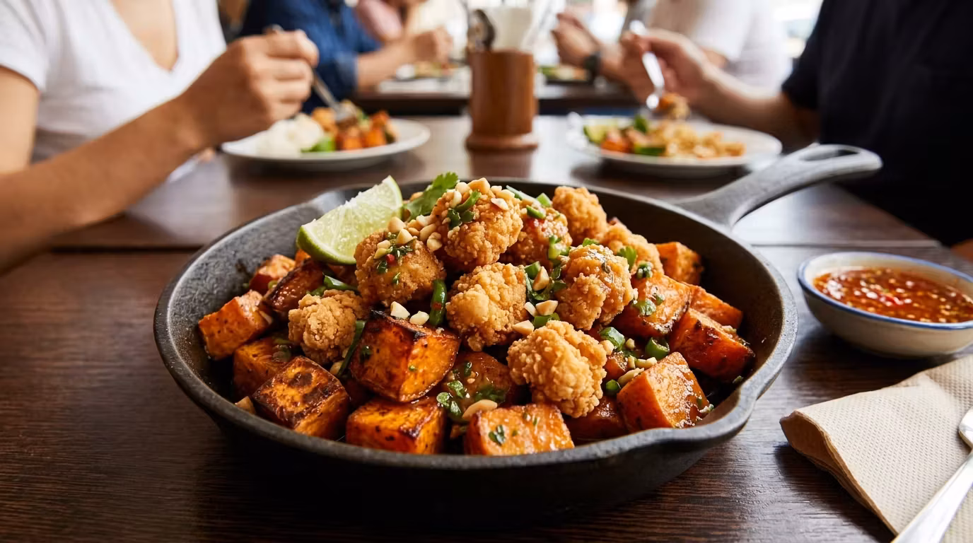 Pop chicken skillet