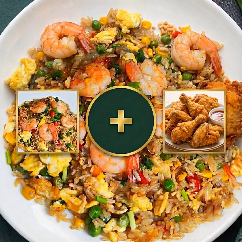 Fried Rice + Fried Chicken