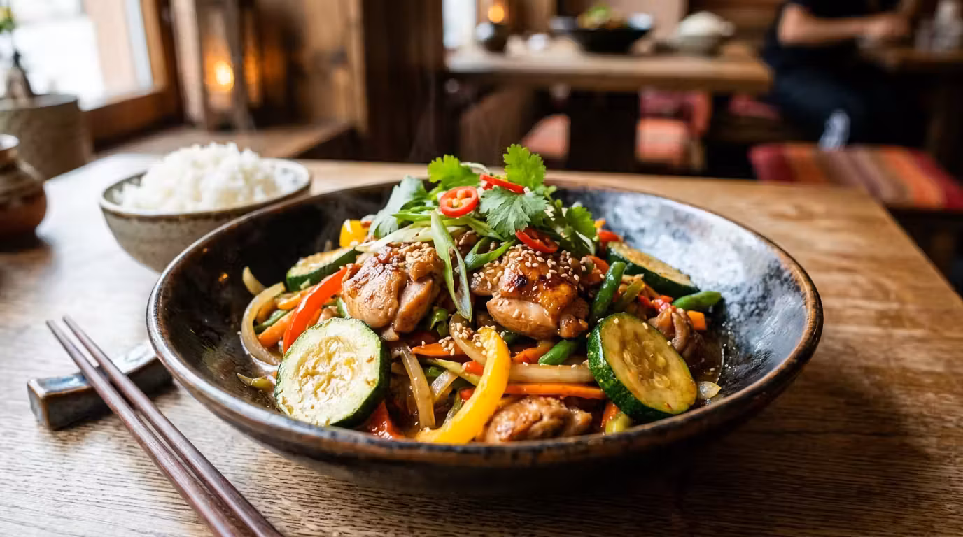 Kesakurpitsa Wok